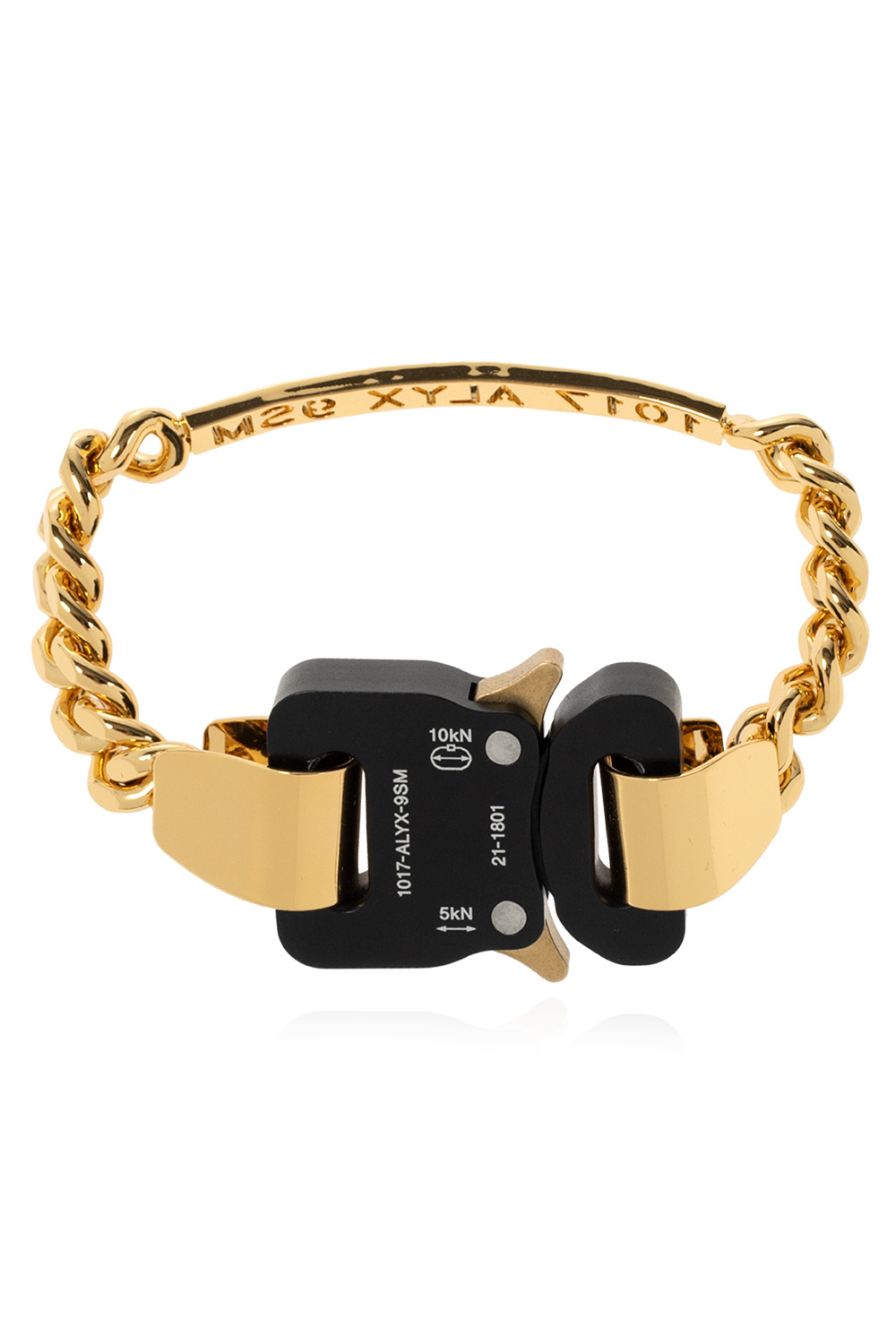 Gold Bracelet with logo 1017 ALYX 9SM